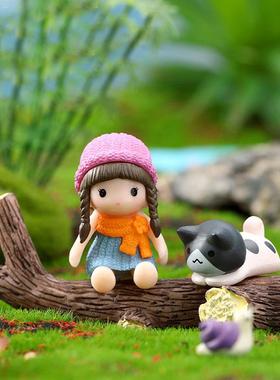 树桩写实树桩微景观小摆件微景观小摆件 树脂创意配件