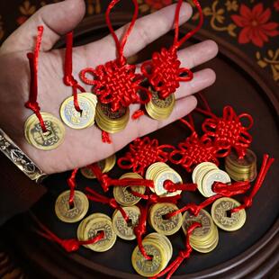 女方陪嫁婚礼过大礼铜钱回礼喜新娘压箱婚房卧室新人压床娃娃铜钱