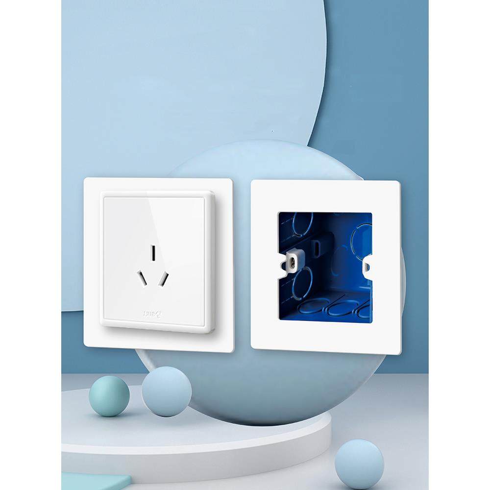 开关边框套遮丑86型底盒开关盒插座缝隙修补贴插座遮挡装饰垫片