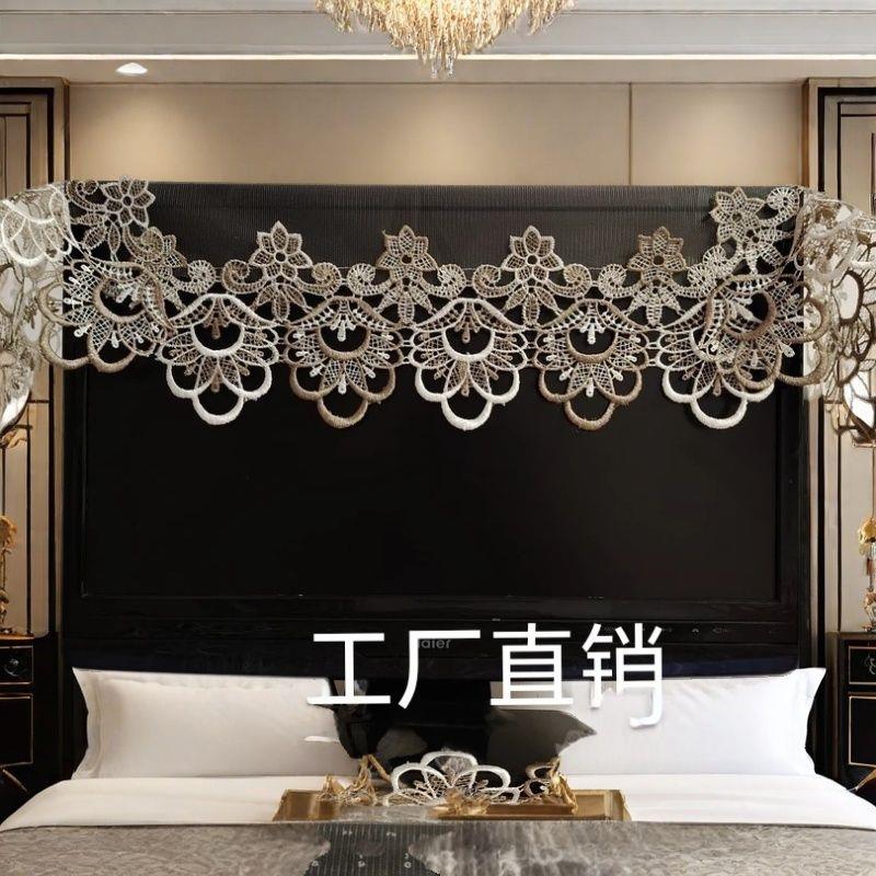 时尚电视机罩/盖布蕾丝欧式防尘设计简约现代风格曲面曲面屏幕电