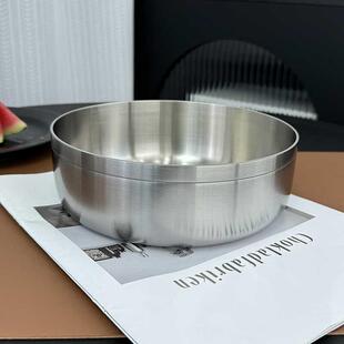 【可加热盆】304不锈钢盆洗菜盆大钢碗腌肉盆料理碗冷面碗沙拉盆