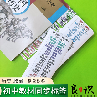 26年中考初中历史政治七八九年级指引速查索引目录标签提纲四小科