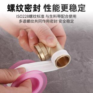 4/6分1寸全铜弯头外丝内丝加长双内外牙螺纹口水管燃气配件厚接头