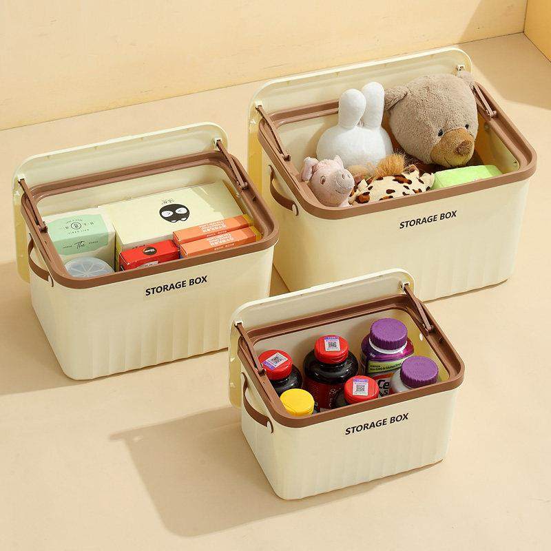 收纳箱家用衣物玩具零食书本手提加厚储物盒塑料筐收纳盒,收纳整理,其他收纳篮,淘宝优惠券,粉丝福利购,淘宝优惠卷