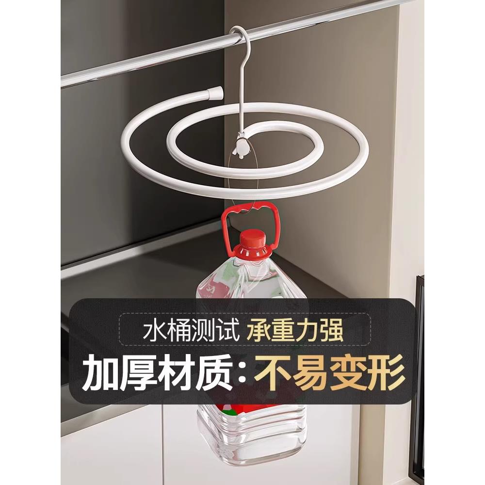 阳台怎么晒被子？晒被神器螺旋式晾衣架阳台家用晒床单被罩晾晒绳图片