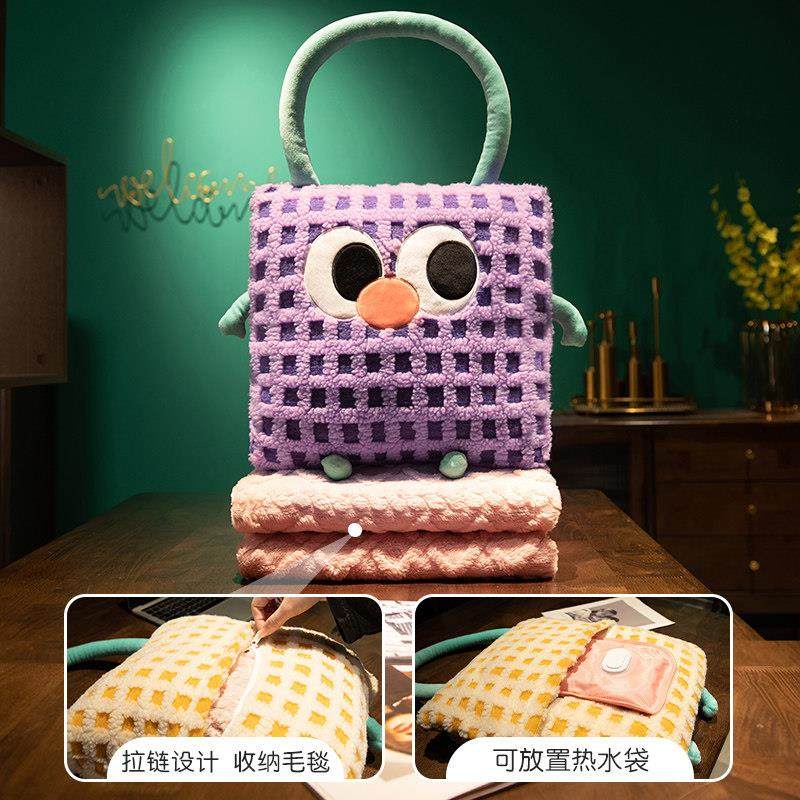 抱枕被子两用加厚办公室午睡枕头车载空调毯子二合一午休靠枕冬季,居家布艺,抱枕被,淘宝优惠券,粉丝福利购,淘宝优惠卷