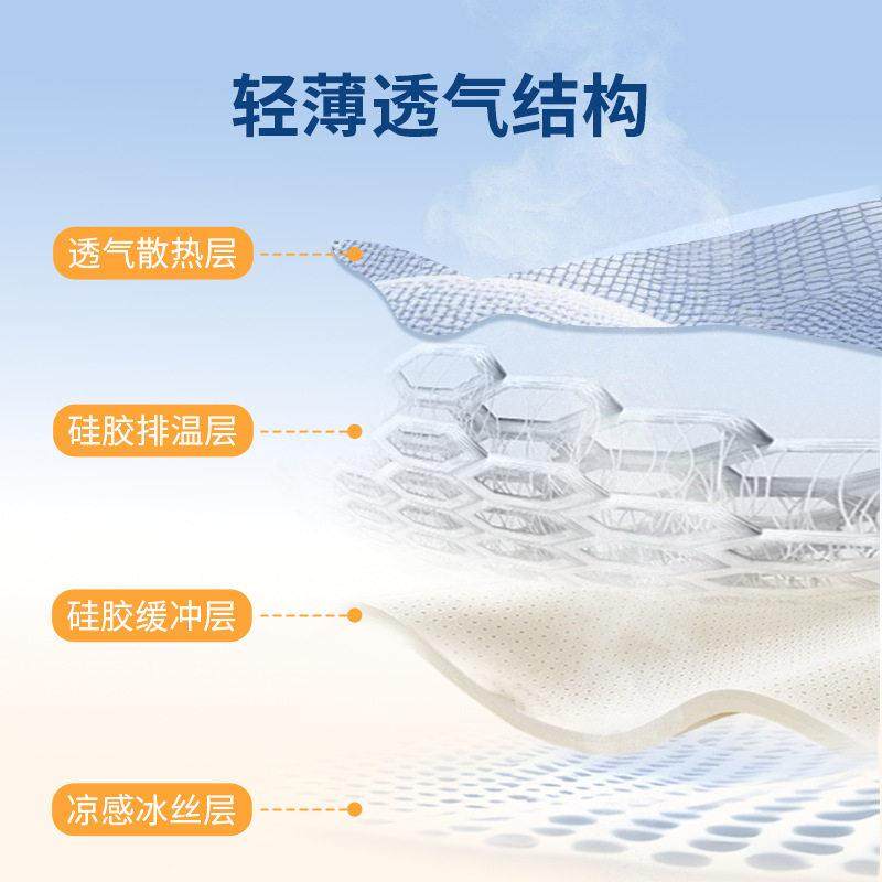 婴儿推车凉席冰丝夏凉垫宝宝安全座椅可用儿童电动风扇通风凉坐垫
