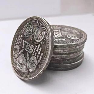 怪盗基德硬币决策币魔术道具黑科技手指把玩决策币幸运纪念初学者