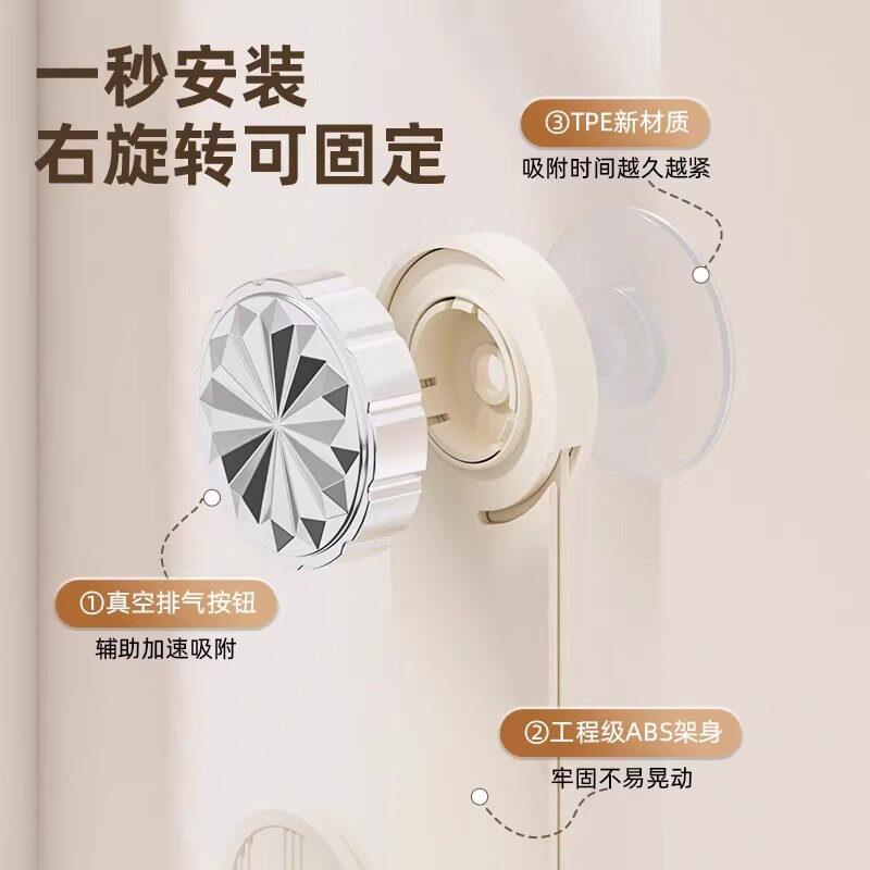 强力吸盘锅盖架免打孔壁挂式厨房锅盖放置架菜板放置架砧板支架图片