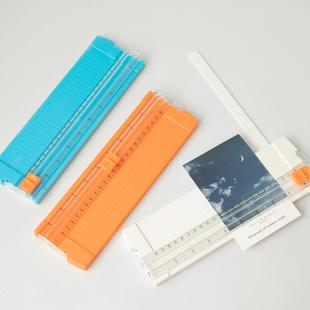 桌面裁纸刀可携式可放包包手动切纸刀切便利贴照片裁纸小型神器机安静书相片裁纸切割器手账a5a6裁剪A4