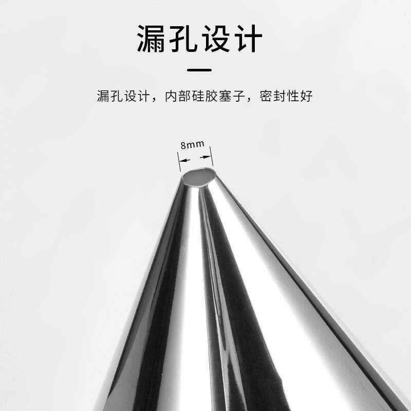 开关活塞手提长柄浆糊罐肠支架尖嘴按压章鱼漏斗梨形蛋液浆液厨
