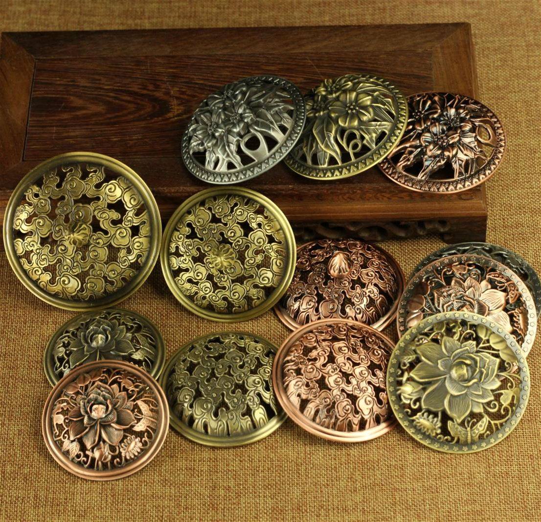 配盖香炉家用盖子镂空香炉盖玉石陶瓷香炉盖罩红木熏香炉盖配件