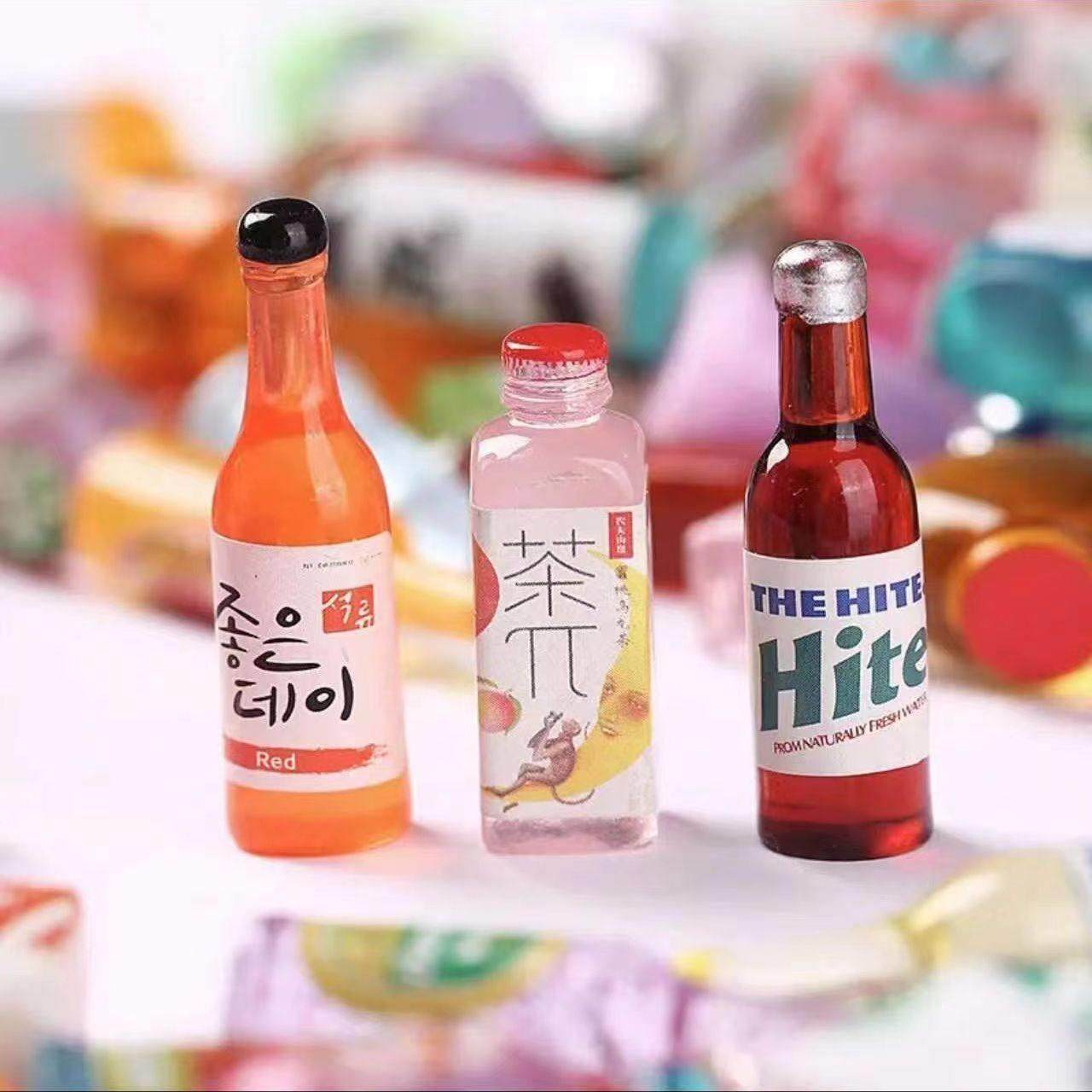 迷你儿童玩具扮家家酒diy手工树脂材质酒瓶饮料瓶仿真摆件车载新,节庆用品/礼品,创意摆件,淘宝优惠券,粉丝福利购,淘宝优惠卷