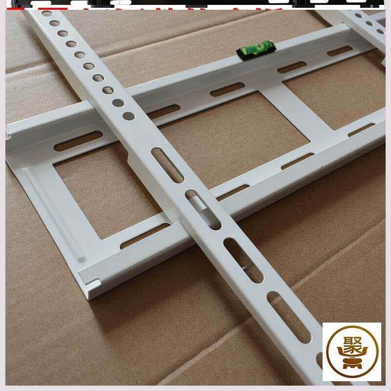 通用电视机挂架俯角可调45度客厅展厅吧台大角度屏幕挂墙架可倾斜