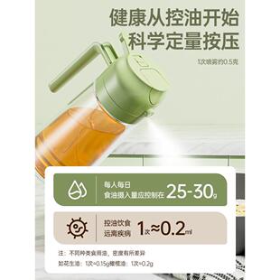 玻璃喷雾瓶灌油防漏厨房家用自动开闭大容量酱油醋油罐