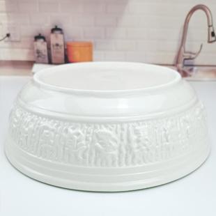 和面盆家用陶瓷揉面盆瓷盆拌菜不沾面发面盆大号汤盆酸菜鱼专用盆
