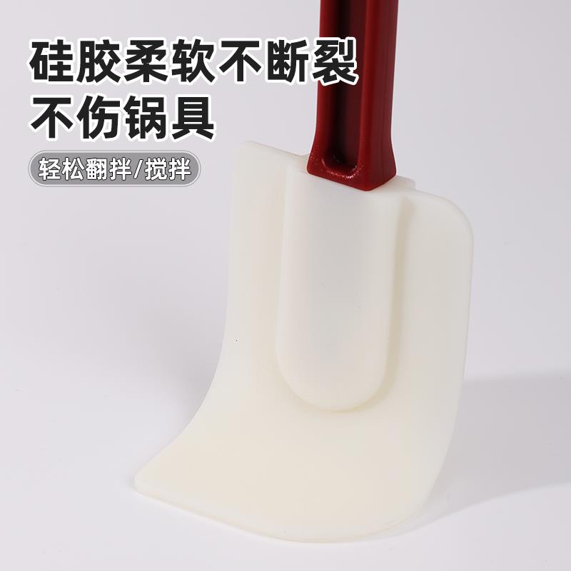 加长大号硅胶刮刀烘焙软刮板搅拌奶油抹刀蛋糕抹面刀耐高温食品级