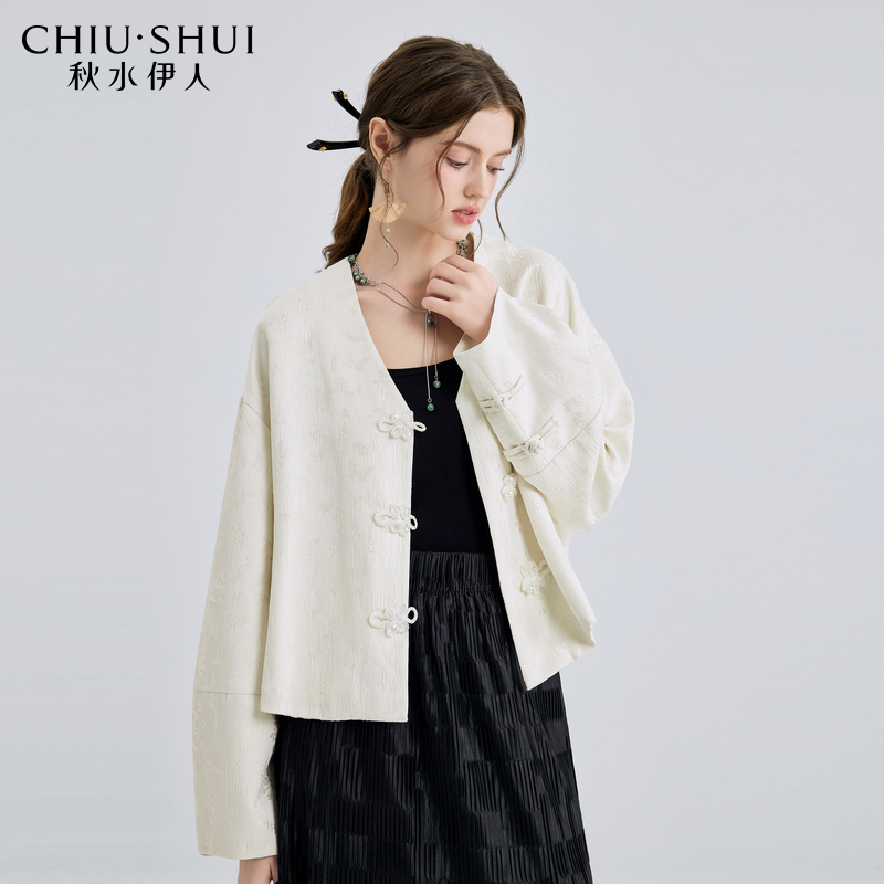 宽松版型  国风盘扣