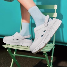 Skechers斯凯奇女子夏季海豚泡泡鞋轻便舒适耐磨厚底洞洞鞋111268