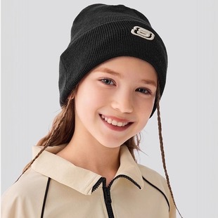 Skechers斯凯奇防风保暖舒适针织帽秋冬儿童户外舒适百搭L425K032