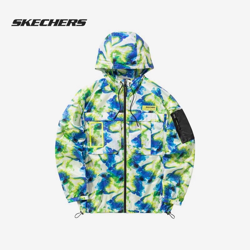 斯凯奇男子正品运动休闲茄克外套