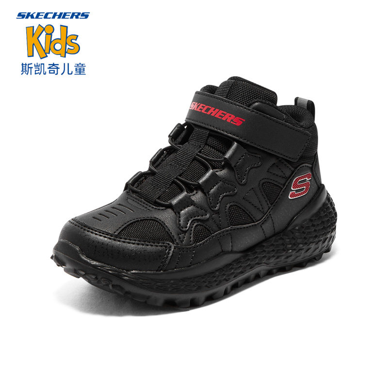 斯凯奇男童鞋保暖舒适运动雪地靴