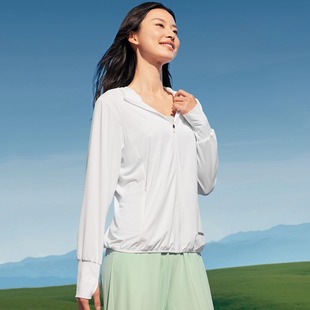 Skechers斯凯奇防晒外套女2025春夏新款 户外凉感运动衣服P224W059