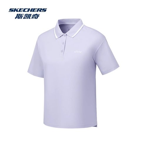 斯凯奇女子夏季上衣POLO衫T恤