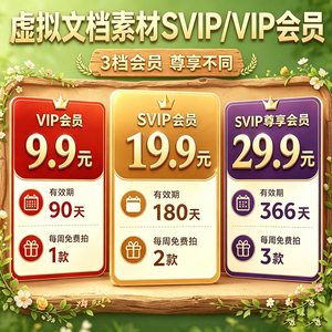 全店铺VIP/SVIP会员任选招投标书可编辑免费下载word文档方案模板