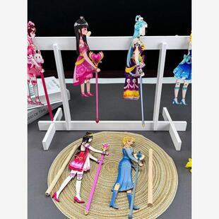 木皮影艾莎小武特色全套成品DIY小公主娃娃玩具幼儿园