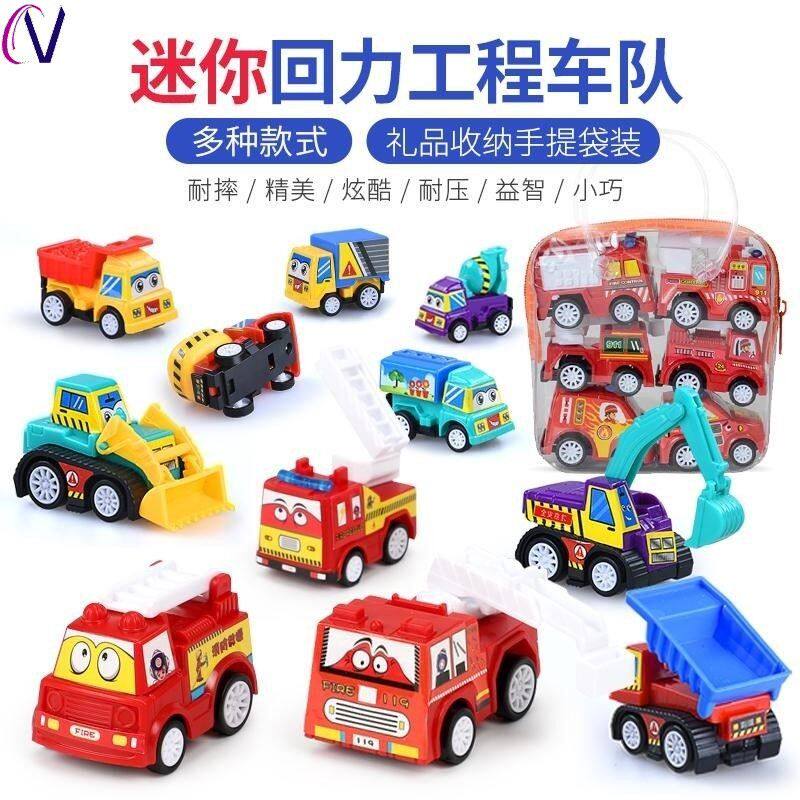 机车搅拌机钻头工程装饰消防小型水泥卡车挖土机车罐车小车玩具。