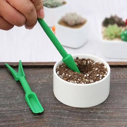 多肉起苗器 移苗器 打孔器 铺面勺子套装 园艺两件套多功能打洞器