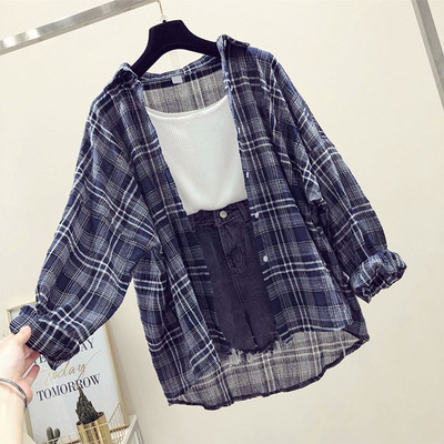 2022 new loose mid-length sunscreen cardigan top coat thin