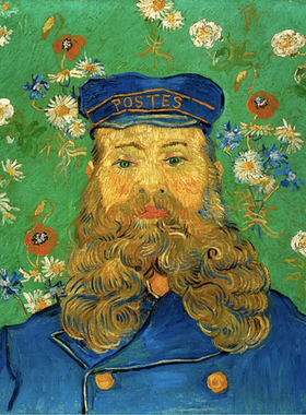 Portrait of the Postman Joseph Roulin梵高作品高清9.8M大图