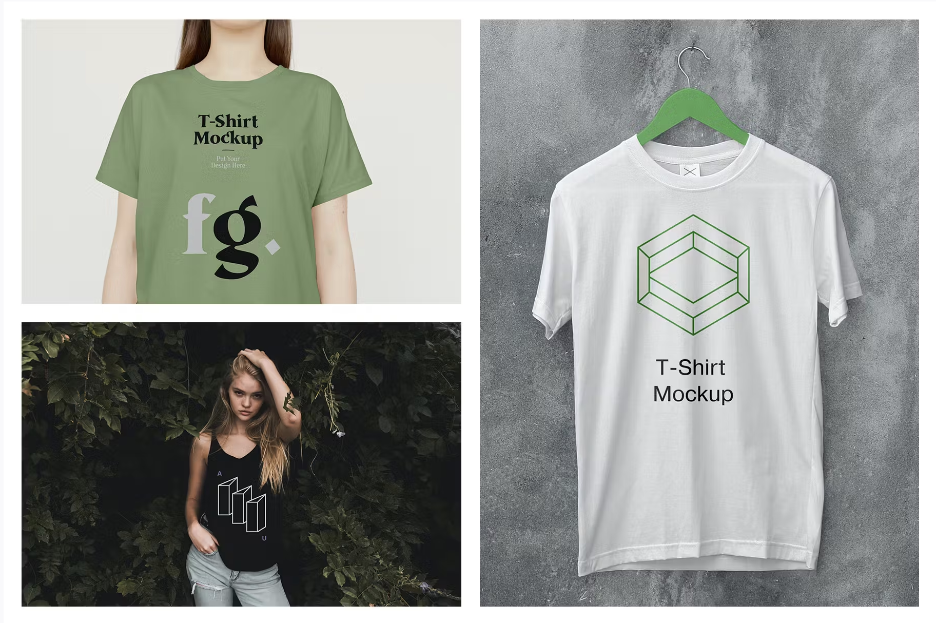 11个t恤衫文化衫社团衣服工作服效果展示样机模板psd设计素材