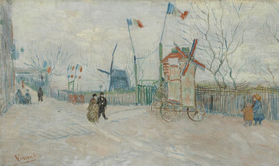 The Allotments at Montmartre 梵高作品高清6.3M图片素材