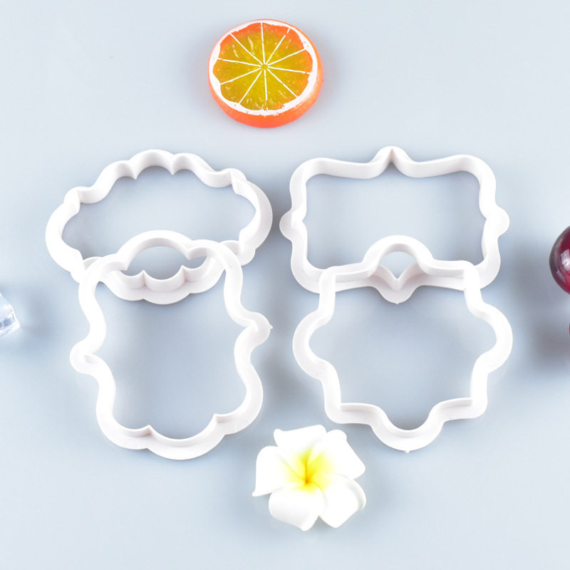 铭牌饼干模翻糖装饰模diy烘焙塑料用具蛋糕工具套装