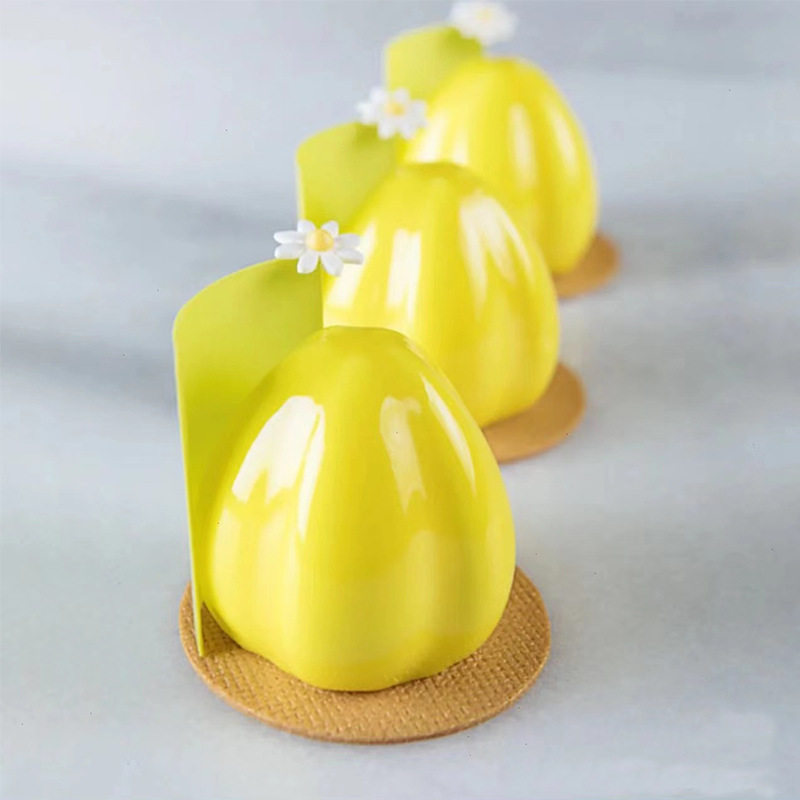 情人节12连花苞法式甜品慕斯模DIY烘焙郁金香巧克力蛋糕硅胶模具