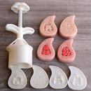 三木家50克75g潮汕红桃米粿模具手压式 冰皮 月饼磨具中秋2025新款