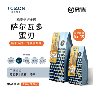 Torch炬点咖啡 萨尔瓦多蜜处理 蜜刃 精品咖啡豆手冲咖啡豆浅中烘