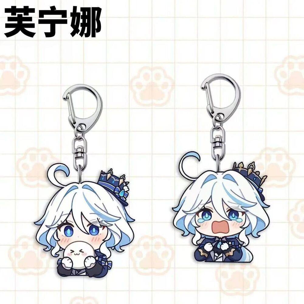 芙宁娜周边钥匙扣挂件学生书包可爱高颜值饰品礼物二次元礼物