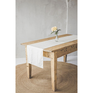 日式 小资茶席咖啡厅长方形纯色茶几盖巾现代餐桌桌旗斗柜盖巾 风格