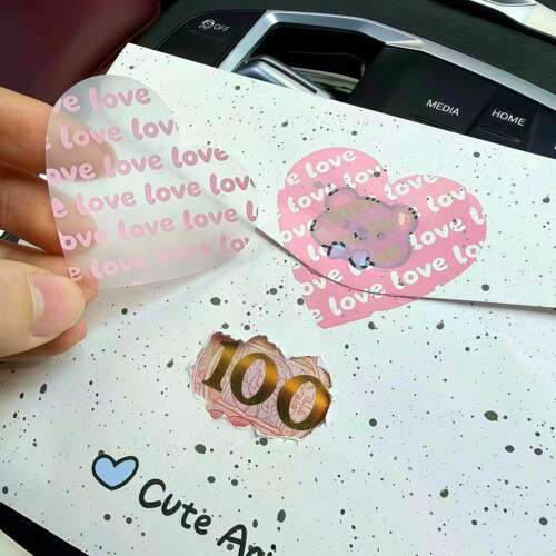 【爱的防伪贴】Love信封爱心封口贴内饰七夕信封礼盒封口汽车贴纸
