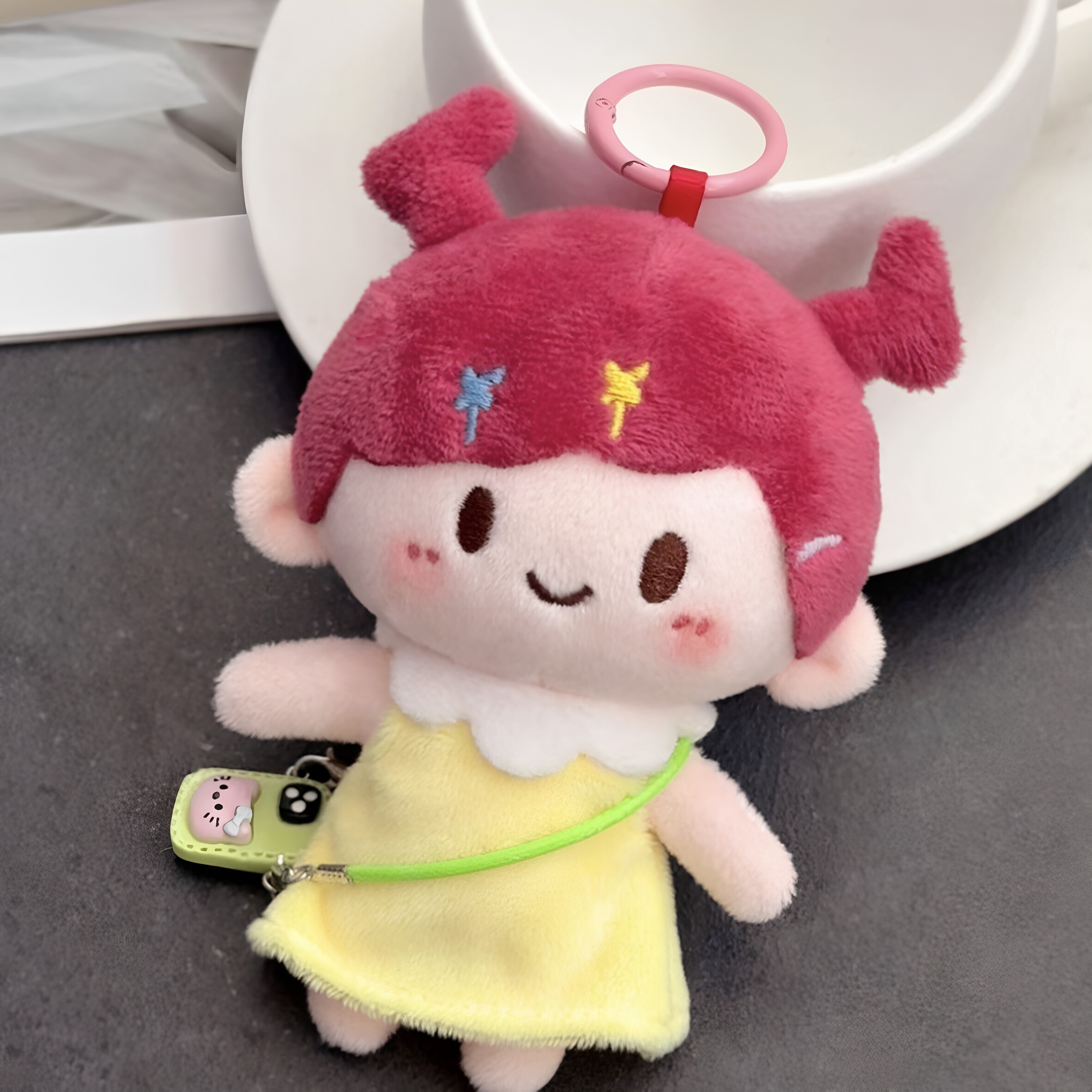 超萌可爱小美毛绒挂件解压治愈玩偶少女心布娃娃女生闺蜜生日礼物