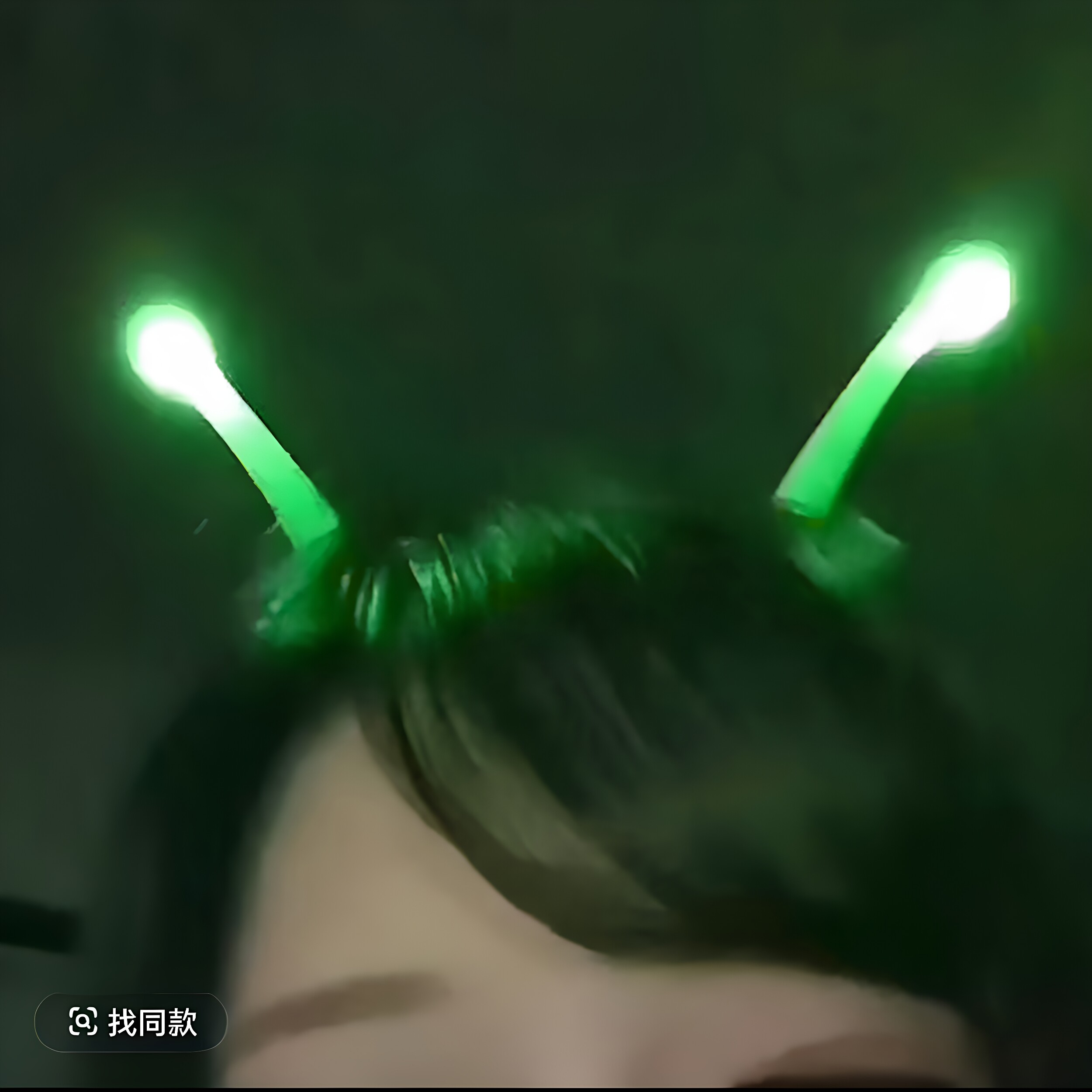 新款中秋节cos发光外星人发箍节日气氛恐怖道具夜光发箍演出头饰