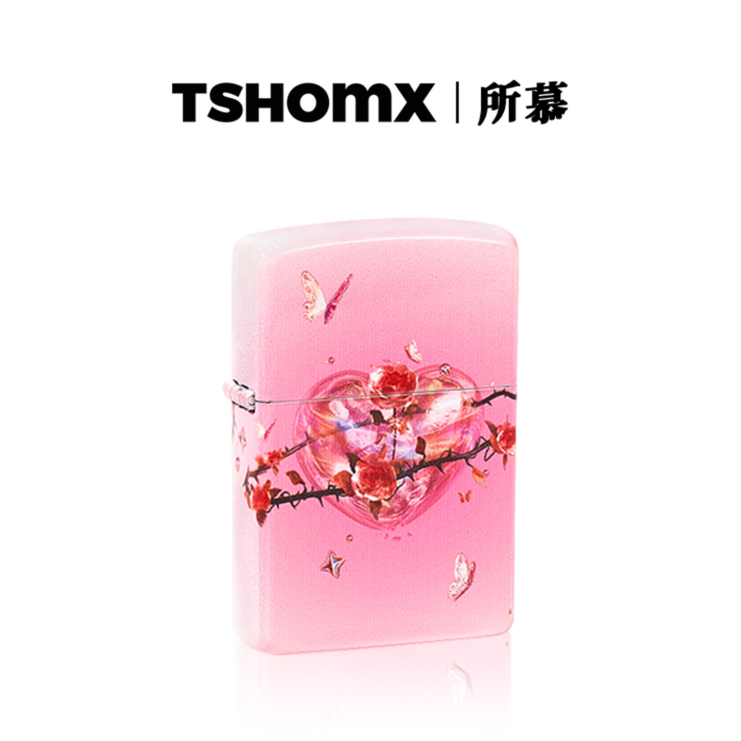 TSHOMX打火机砂轮荆棘玫瑰送男友创意定制高颜值惊喜生日礼物正品
