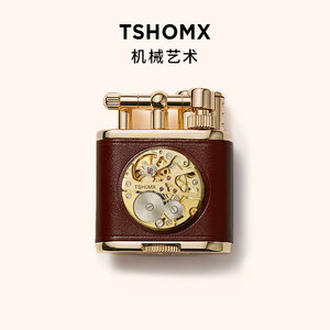 TSHOMX煤油打火机送男朋友老公砂轮复古创意个性防风定制高档潮 D