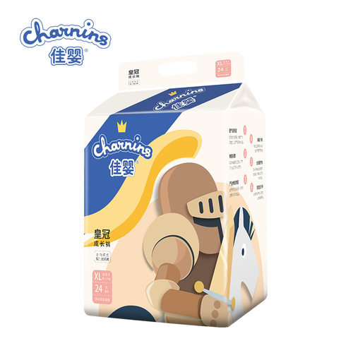 佳婴皇冠一体裤超薄透气宝宝婴儿纸尿裤干爽尿不湿厂家直销