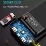 Ferising Led 10000mah 2000mah Power Bank Portable Charger U