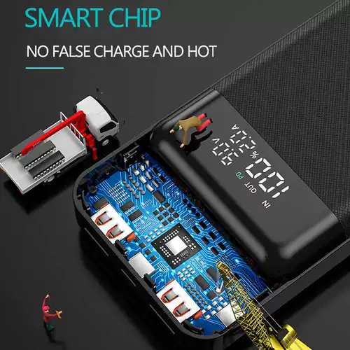 Ferising Led 10000mah 2000mah Power Bank Portable Charger U